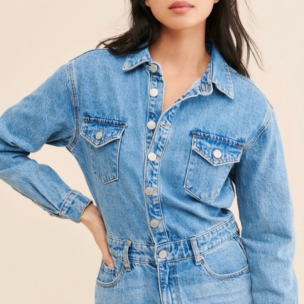 ZGY Sweeper Denim Maxi Dress - Picture 6 of 6